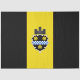 De vlag van Pittsburgh (Pennsylvania) Tissuepapier