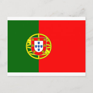 De vlag van Portugal (Bandeira de Portugal) Briefkaart