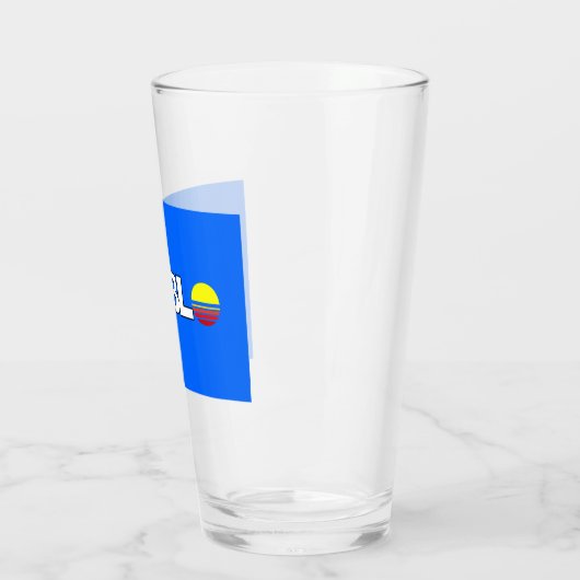 De vlag van Pueblo (Colorado) Glas (Links)