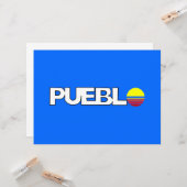 De vlag van Pueblo (Colorado) Kaart (Voorkant / Achterkant in situ)