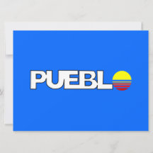 De vlag van Pueblo (Colorado)