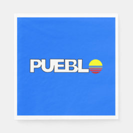 De vlag van Pueblo (Colorado) Servet