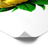 De vlag van Puerto Rico Boricua Poster (Hoek)