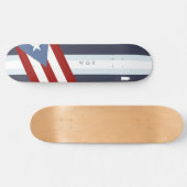 De vlag van Puerto Rico is gepersonaliseerd Persoonlijk Skateboard (Horizontaal)