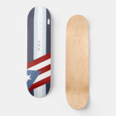 De vlag van Puerto Rico is gepersonaliseerd Persoonlijk Skateboard (Voorkant)