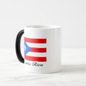 De vlag van Puerto Rico voert mok van magie bij ve (Voorkant links)