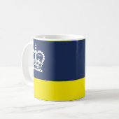 De vlag van Regina, Mok van Saskatchewan Coffee (Voorkant links)