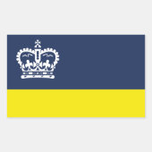 De vlag van Regina, Sticker Saskatchewan (Voorkant)