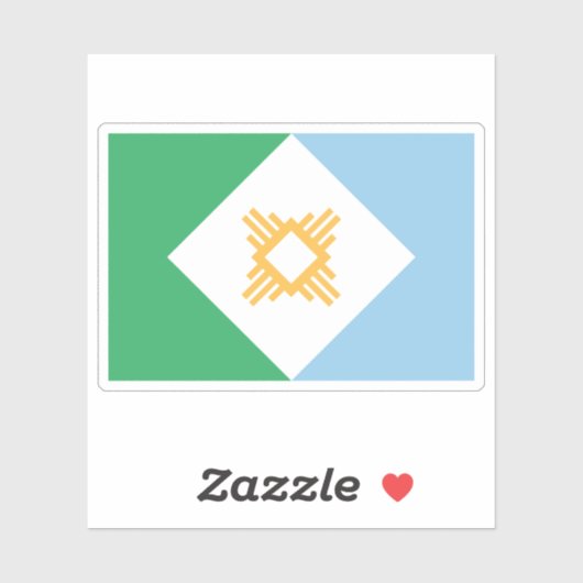 De vlag van Resistencia, Argentinië Sticker (Vel)