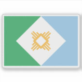 De vlag van Resistencia, Argentinië Sticker (Voorkant)