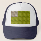 De vlag van Retro  Vermont Trucker Pet (Voorkant)