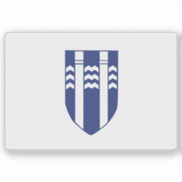 De vlag van Reykjavik, IJsland Sticker