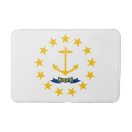 De vlag van Rhode Island Badmat