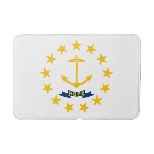 De vlag van Rhode Island Badmat (Voorkant)