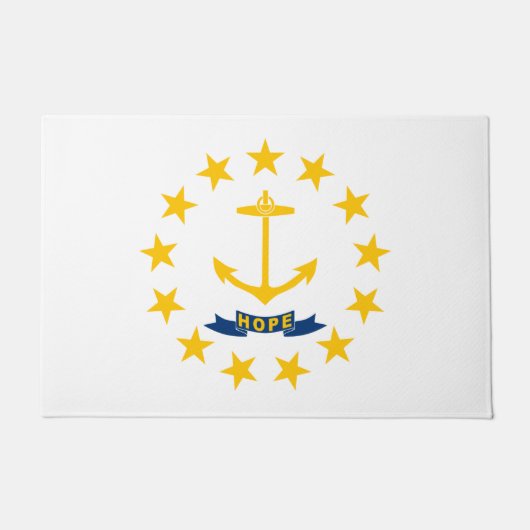 De vlag van Rhode Island Deurmat (Voorkant)
