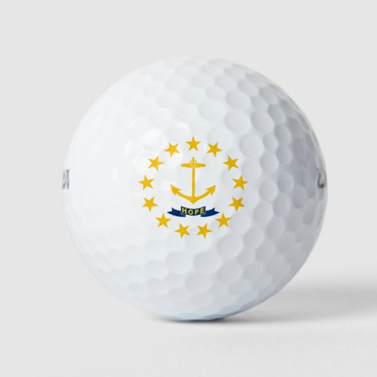 De vlag van Rhode Island Golfballen (Voorkant)