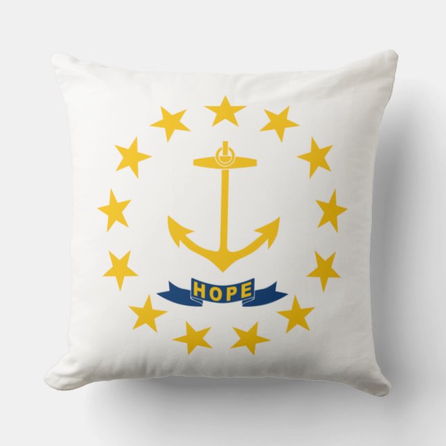 De vlag van Rhode Island Kussen (Voorkant)