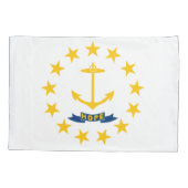 De vlag van Rhode Island Kussensloop (Achterkant)