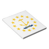De vlag van Rhode Island Notitieblok (Schuin)