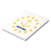 De vlag van Rhode Island Notitieblok (Linkerzijde)