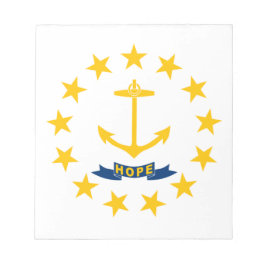 De vlag van Rhode Island Notitieblok
