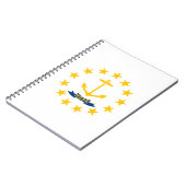 De vlag van Rhode Island Notitieboek (Linkerzijde)