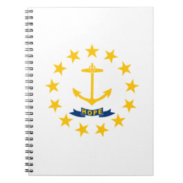 De vlag van Rhode Island Notitieboek