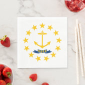 De vlag van Rhode Island Servet (Insitu)