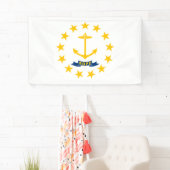De vlag van Rhode Island Spandoek (Insitu)