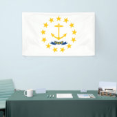 De vlag van Rhode Island Spandoek (Beurs)