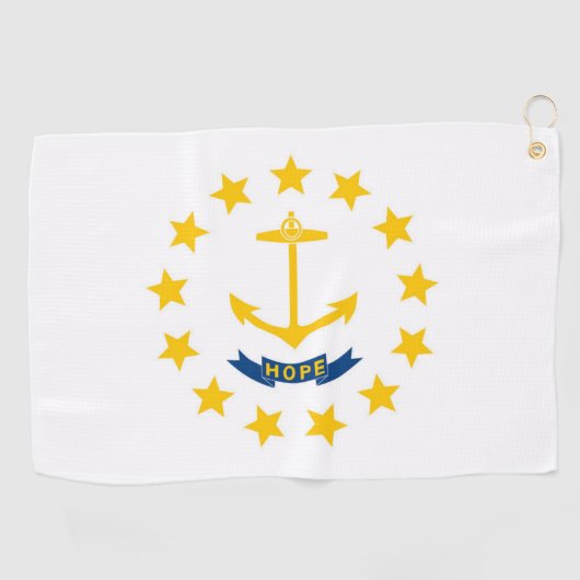 De vlag van Rhode Island, Verenigde Staten van Ame Golfhanddoek (Horizontaal)