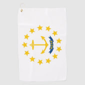De vlag van Rhode Island, Verenigde Staten van Ame Golfhanddoek (Voorkant)