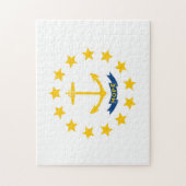 De vlag van Rhode Island, Verenigde Staten van Ame Legpuzzel (Verticaal)