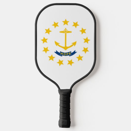 De vlag van Rhode Island, Verenigde Staten van Ame Pickleball Paddle (Achterkant)
