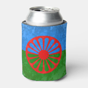 De vlag van Romani Blikjeskoeler