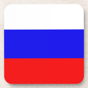 De Vlag van Rusland Bier Onderzetter
