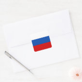 De vlag van Rusland Vierkante Sticker (Envelop)