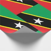 De vlag van Saint Kitts en Nevis Cadeaupapier
