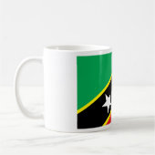 De vlag van Saint Kitts en Nevis Koffiemok (Links)