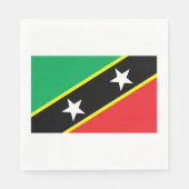 De vlag van Saint Kitts en Nevis Servet (Voorkant)