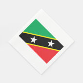 De vlag van Saint Kitts en Nevis Servet (Hoek)