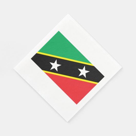 De vlag van Saint Kitts en Nevis Servet (Hoek)