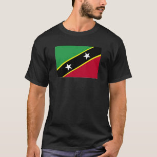 De vlag van Saint Kitts en Nevis T-shirt