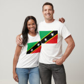De vlag van Saint Kitts en Nevis T-shirt (Unisex)