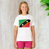 De vlag van Saint Kitts en Nevis T-shirt