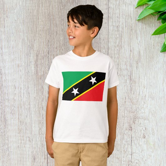De vlag van Saint Kitts en Nevis T-shirt