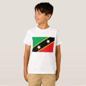 De vlag van Saint Kitts en Nevis T-shirt (Voorkant volledig)
