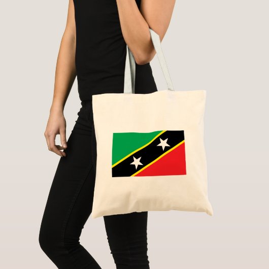 De vlag van Saint Kitts en Nevis Tote Bag (Voorkant (product))