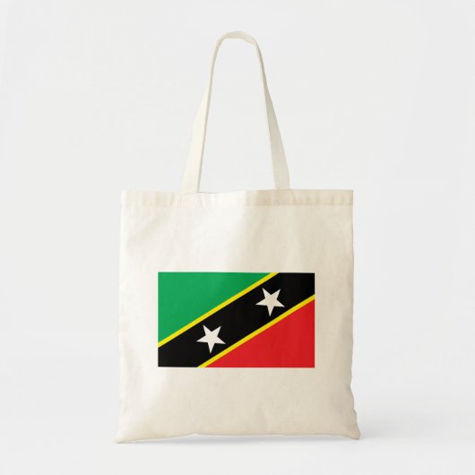 De vlag van Saint Kitts en Nevis Tote Bag (Voorkant)