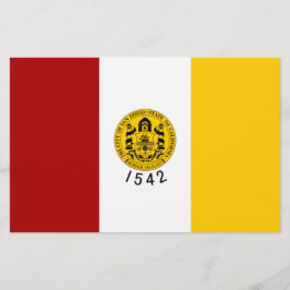 De vlag van San Diego (Californië) Briefpapier